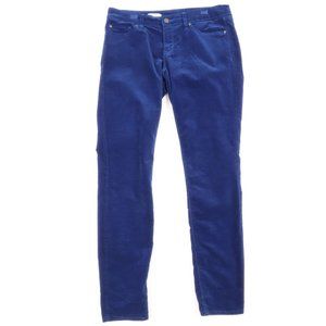Gap 1969 Always Skinny Velour Pants	Blue	Size 29/8